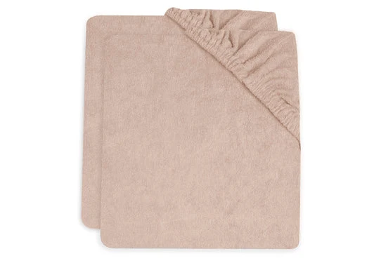 Lot de 2 housses matelas à langer - Rose clair – Image 2