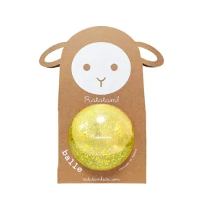 Ballon 10cm - Éclats dorés