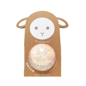 Ballon 10cm - Éclats rosés