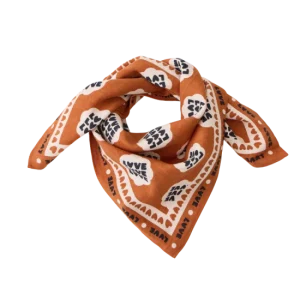Foulard Lollilove - Marron/Noir