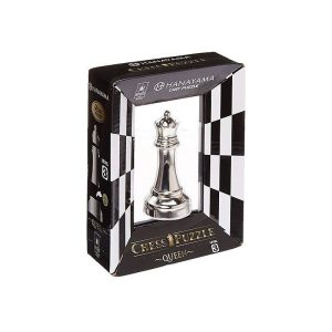 Huzzle Cast Chess Queen (Reine) – silver