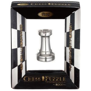 Huzzle Cast Chess Rook (Tour) – silver