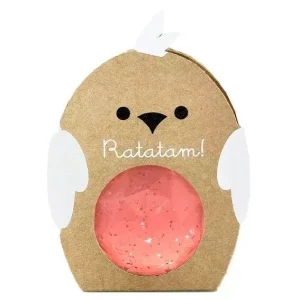 Balle rebondissante - Facettes Rose